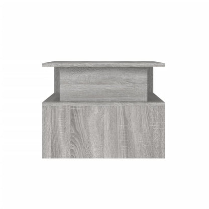 Salontafel 90X55X42,5 Cm Bewerkt Hout Eikenkleur Grijs sonoma