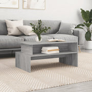 Salontafel 90x55x42,5 cm bewerkt hout grijs sonoma