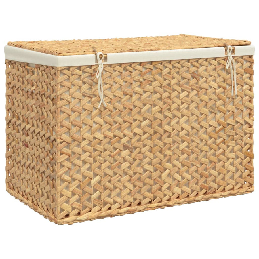 Wasmand met 3 vakken 75x42,5x52 cm waterhyacint