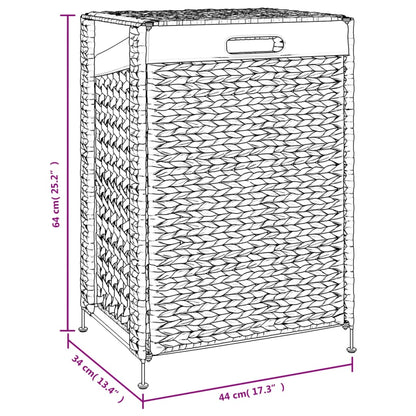 Wasmand 44x34x64 cm waterhyacint