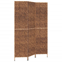 Kamerscherm Met 3 Panelen Waterhyacint 122 x 180 cm Bruin