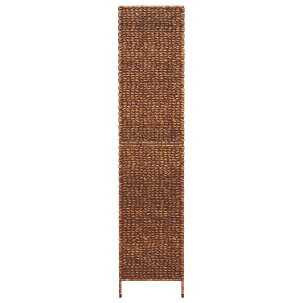 Kamerscherm Met 3 Panelen Waterhyacint 122 x 180 cm Bruin