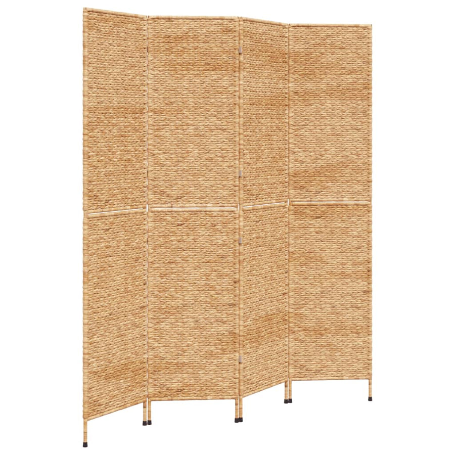 Kamerscherm Met 4 Panelen 163X180 Cm Waterhyacint