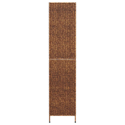 Kamerscherm Met 4 Panelen 163X180 Cm Waterhyacint Bruin