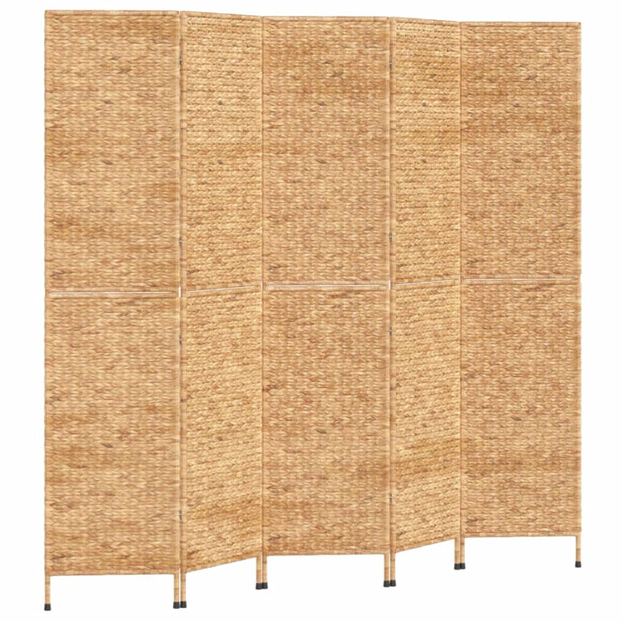 Kamerscherm Met 5 Panelen 205X180 Cm Waterhyacint