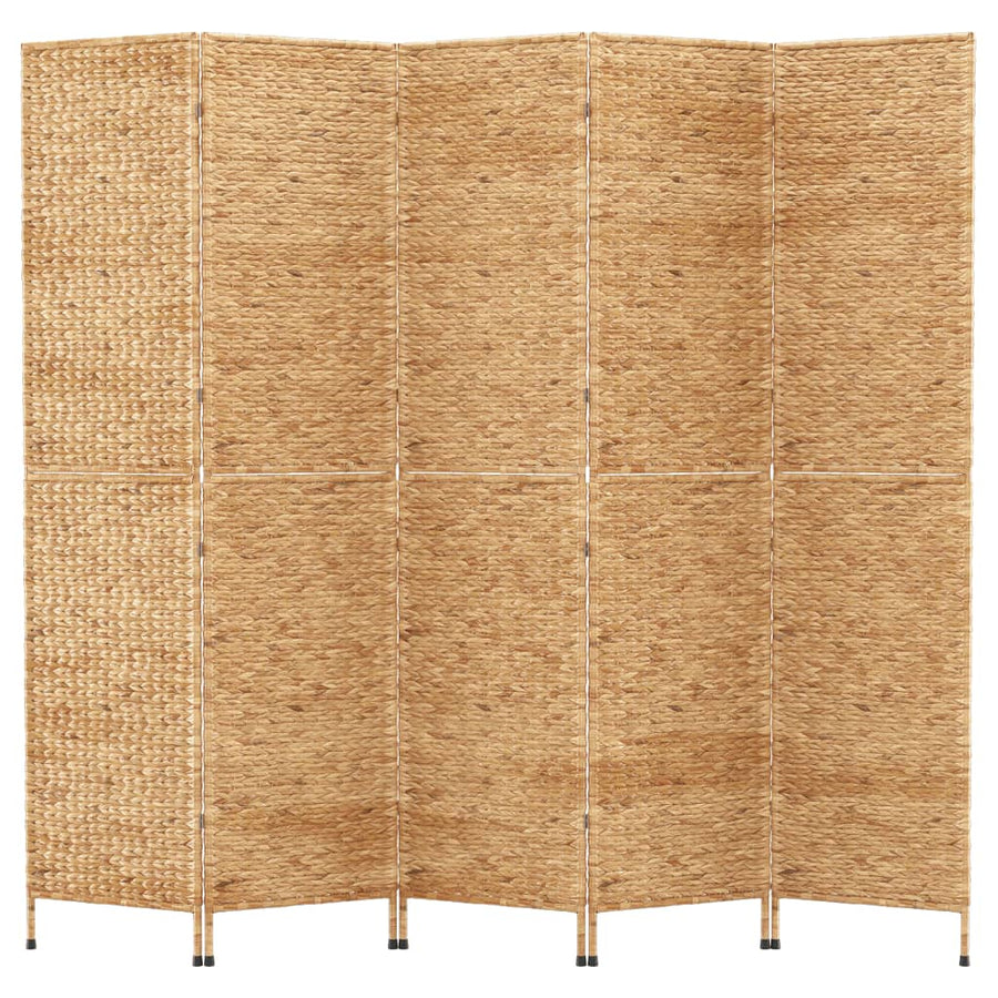Kamerscherm Met 5 Panelen 205X180 Cm Waterhyacint