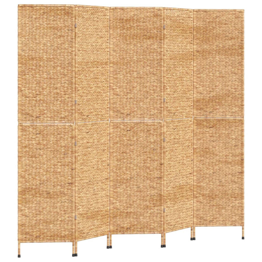 Kamerscherm Met 5 Panelen 205X180 Cm Waterhyacint