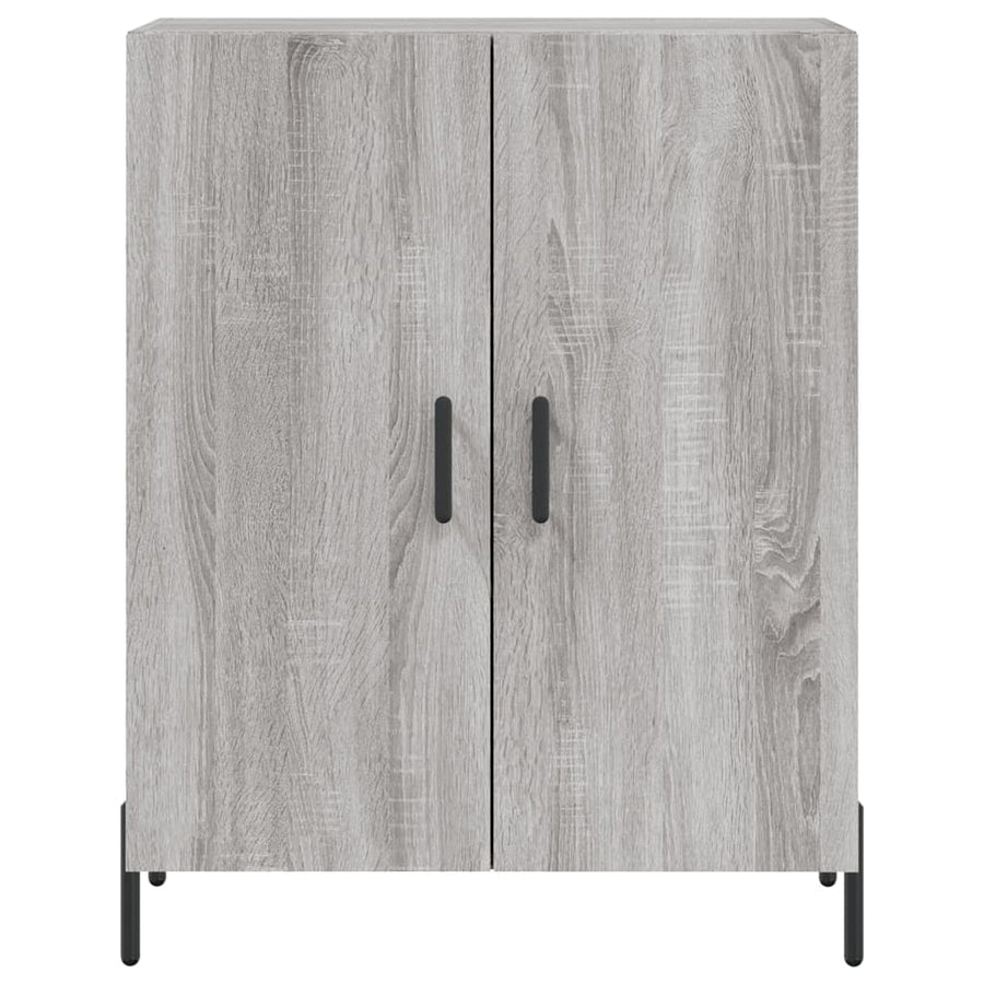 Hoge Kast 69,5X34X180 Cm Bewerkt Hout Grijs Sonoma Eikenkleurig