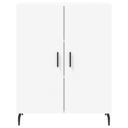 Hoge Kast 69,5X34X180 Cm Bewerkt Hout Wit
