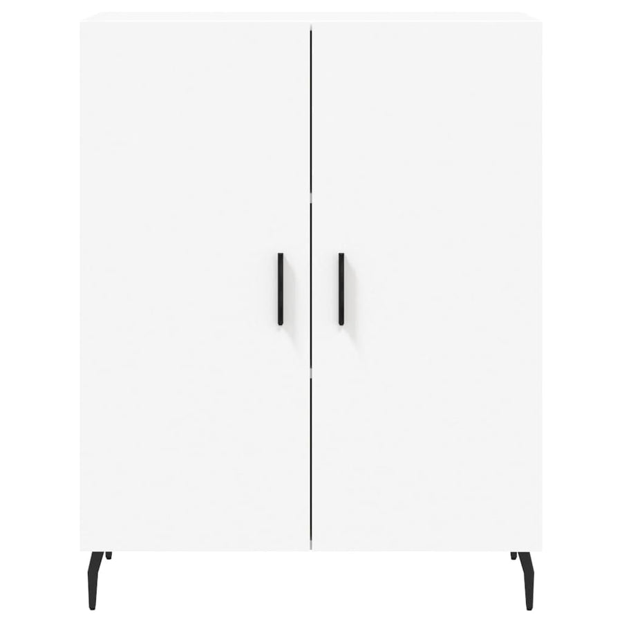 Hoge Kast 69,5X34X180 Cm Bewerkt Hout Wit