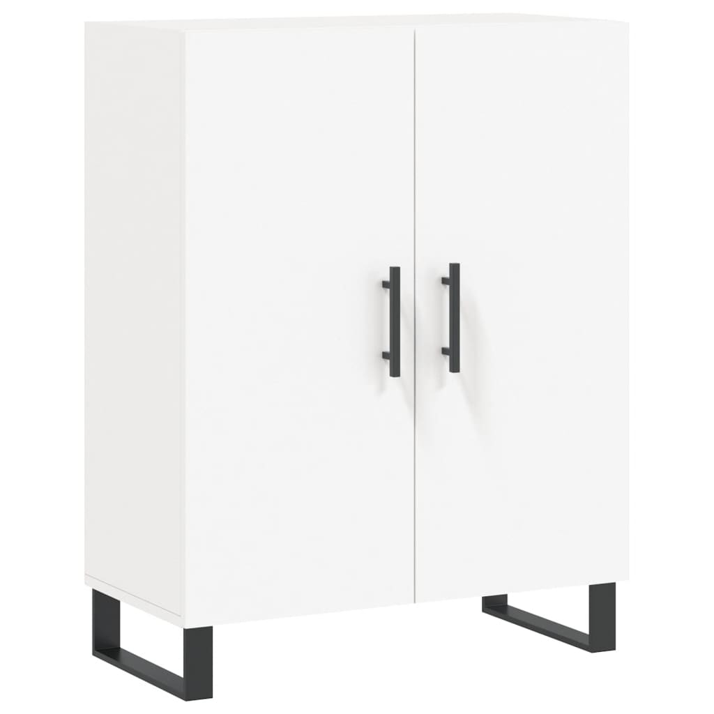 Hoge Kast 69,5X34X180 Cm Bewerkt Hout Wit