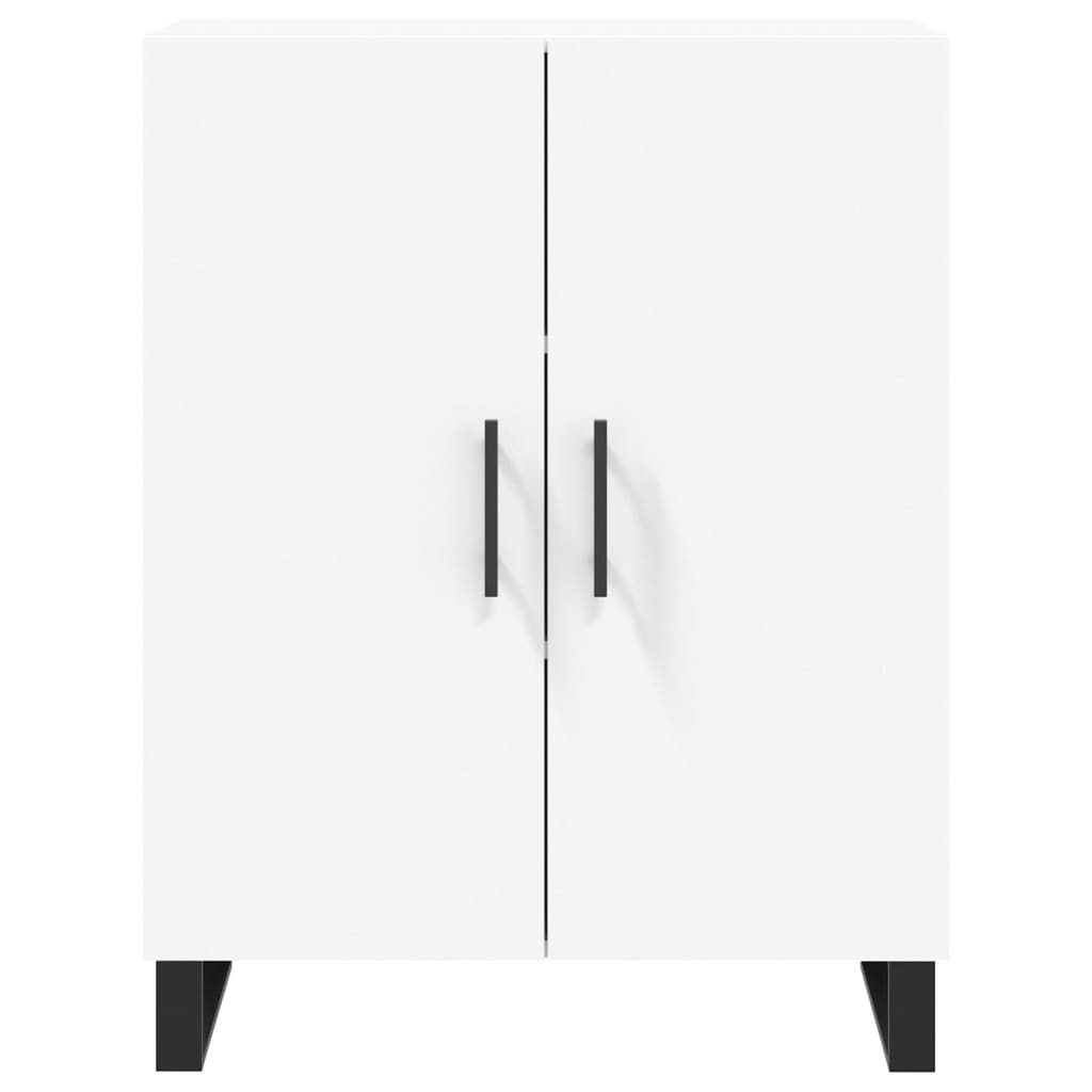 Hoge Kast 69,5X34X180 Cm Bewerkt Hout Wit
