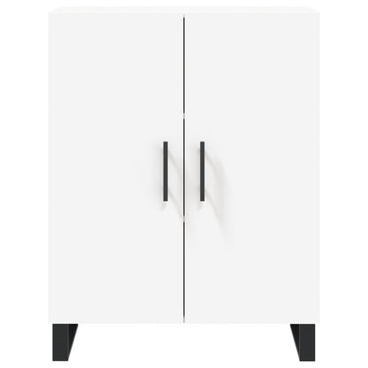 Hoge Kast 69,5X34X180 Cm Bewerkt Hout Wit