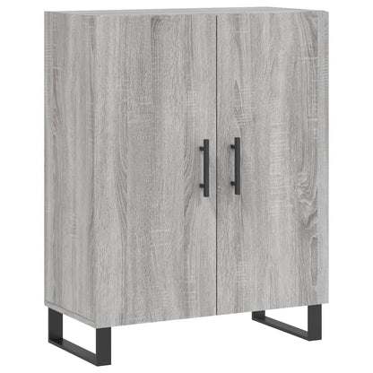 Hoge Kast 69,5X34X180 Cm Bewerkt Hout Grijs Sonoma Eikenkleurig