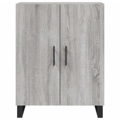Hoge Kast 69,5X34X180 Cm Bewerkt Hout Grijs Sonoma Eikenkleurig