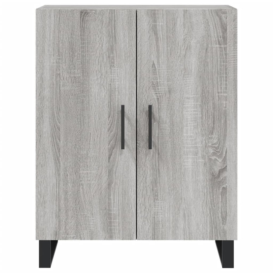 Hoge Kast 69,5X34X180 Cm Bewerkt Hout Grijs Sonoma Eikenkleurig