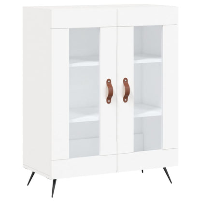 Hoge Kast 69,5X34X180 Cm Bewerkt Hout Wit