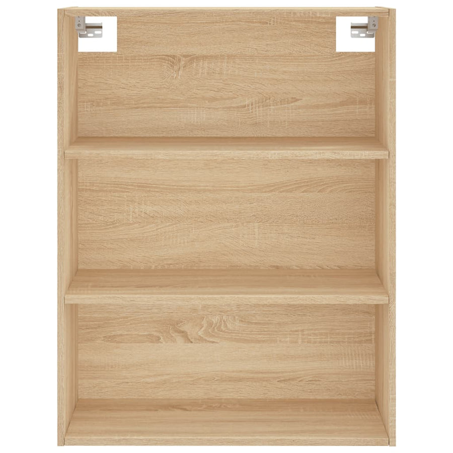 Hoge Kast 69,5X34X180 Cm Bewerkt Hout Kleurig Sonoma eiken