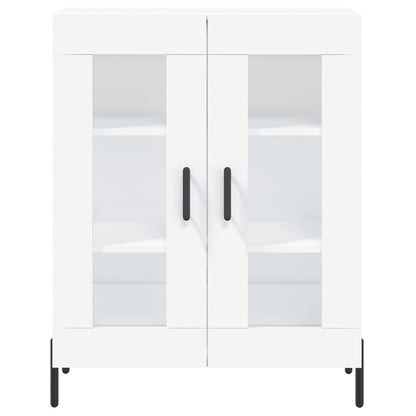 Hoge Kast 69,5X34X180 Cm Bewerkt Hout Wit