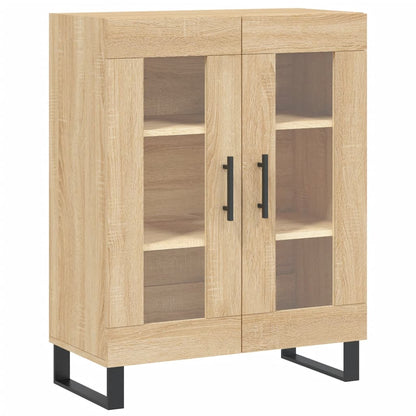 Hoge kast 69,5x34x180 cm bewerkt hout sonoma eikenkleurig