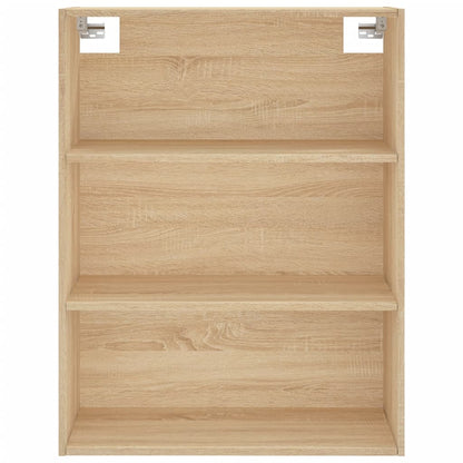 Hoge kast 69,5x34x180 cm bewerkt hout sonoma eikenkleurig