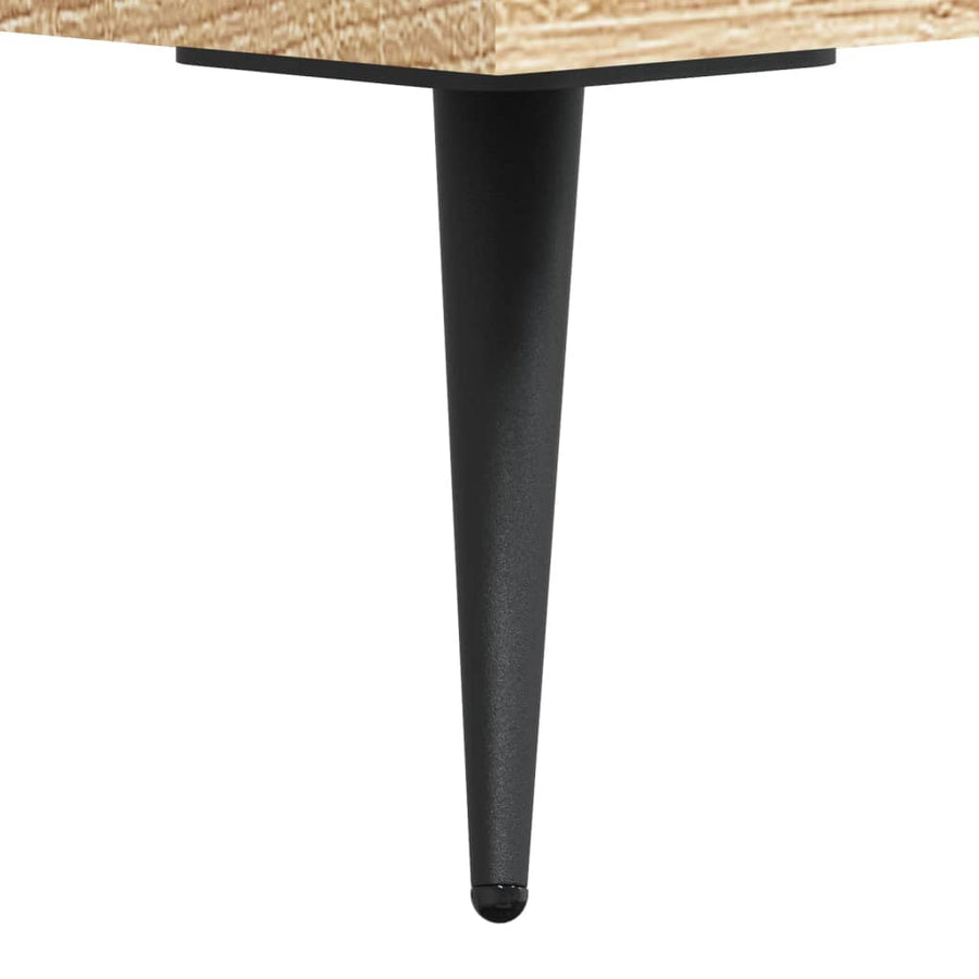 Hoge kast 69,5x34x180 cm bewerkt hout sonoma eikenkleurig