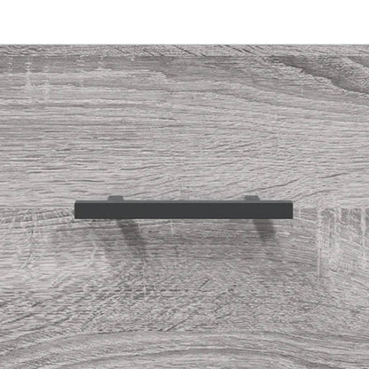 Hoge Kast 69,5X34X180 Cm Bewerkt Hout Grijs Sonoma Eikenkleurig