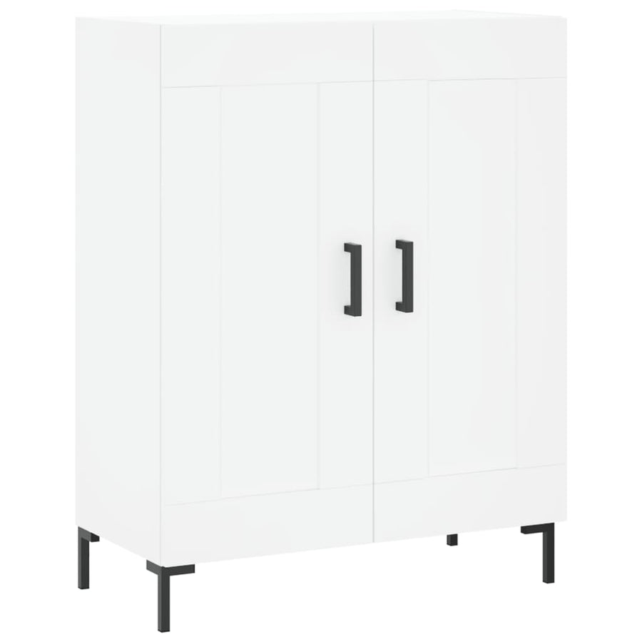 Hoge Kast 69,5X34X180 Cm Bewerkt Hout Wit