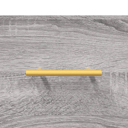 Hoge Kast 69,5X34X180 Cm Bewerkt Hout Eikenkleurig 1