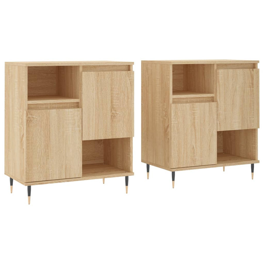 Dressoirs Bewerkt Hout Kleurig 2 Sonoma eiken