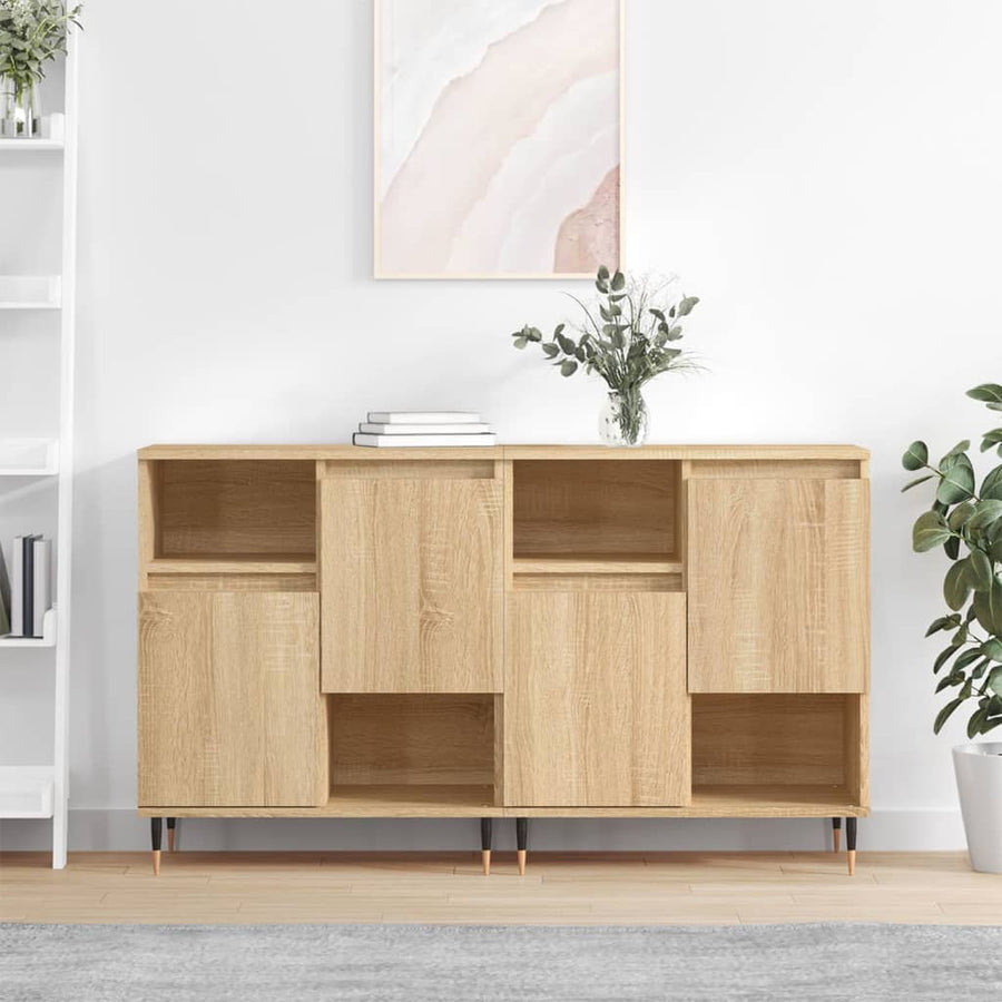 Dressoirs Bewerkt Hout Kleurig 2 Sonoma eiken
