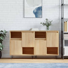Sideboards 2 pcs distressed wood Sonoma oak color