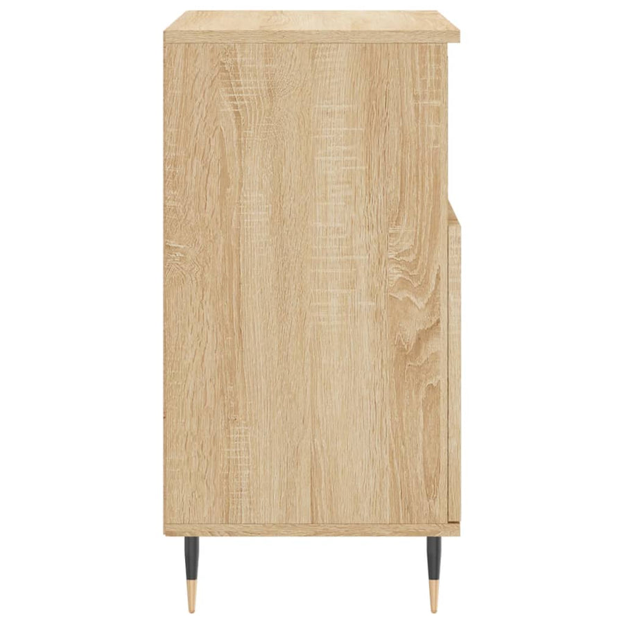 Dressoirs 3 st bewerkt hout sonoma eiken