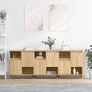 3 Sonoma Oak-Effect Sideboards