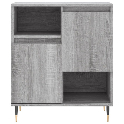 Dressoirs 3 St Bewerkt Hout Grijs Sonoma Eikenkleurig
