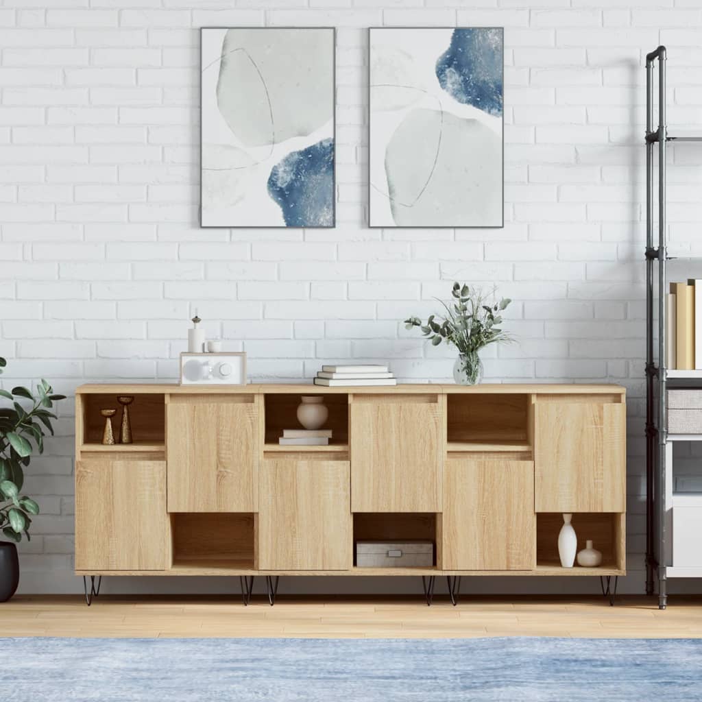 Dressoirs Bewerkt Hout 3 Sonoma eiken