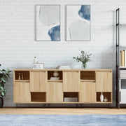 3 Sonoma Oak-Effect Sideboards