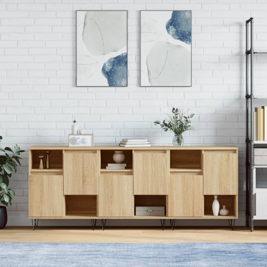 Dressoirs Bewerkt Hout 3 Sonoma eiken