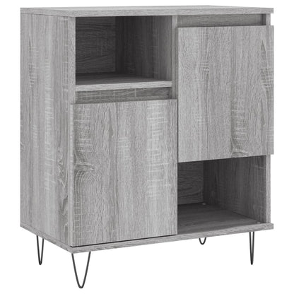 Dressoirs 3 St Bewerkt Hout Grijs Sonoma Eikenkleurig