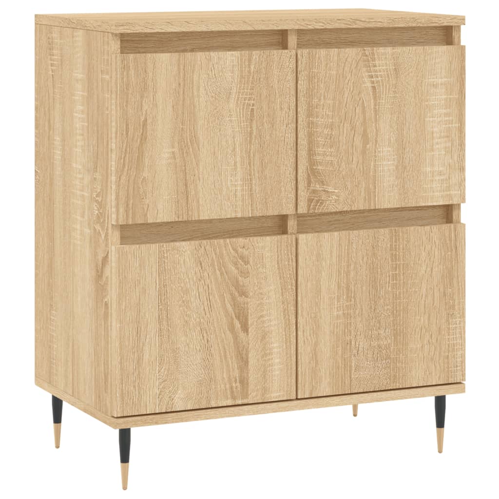 Dressoirs Bewerkt Hout Kleurig 2 Sonoma eiken
