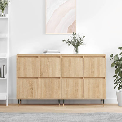 Dressoirs Bewerkt Hout Kleurig 2 Sonoma eiken