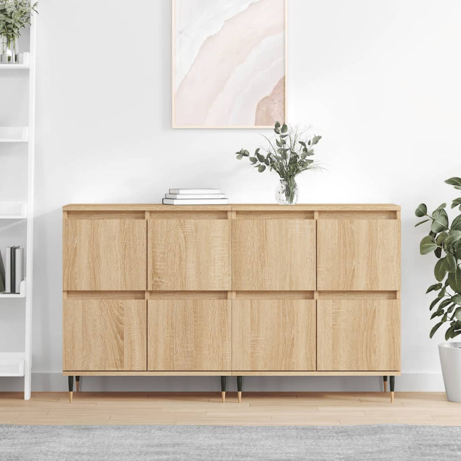 Dressoirs Bewerkt Hout Kleurig 2 Sonoma eiken