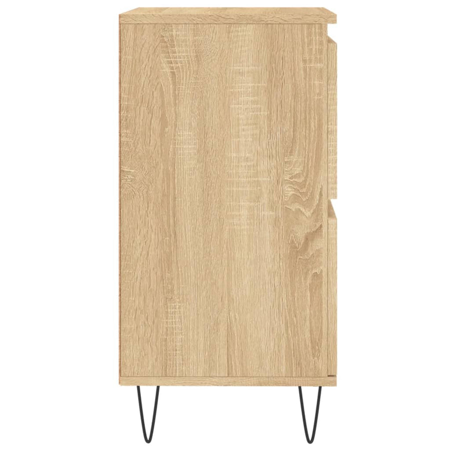 Dressoirs 2 St Bewerkt Hout Sonoma Eikenkleurig