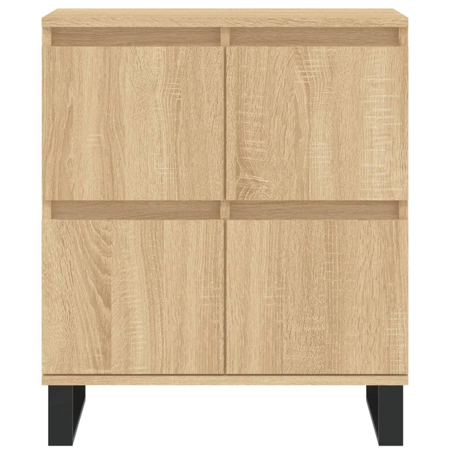Dressoirs 2 St Bewerkt Hout Sonoma Eikenkleurig