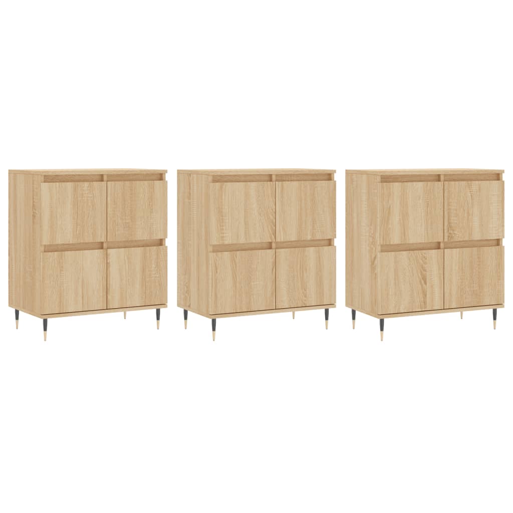 Dressoirs Bewerkt Hout 3 Sonoma eiken