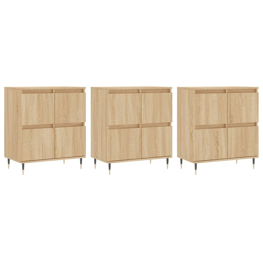 Dressoirs Bewerkt Hout 3 Sonoma eiken
