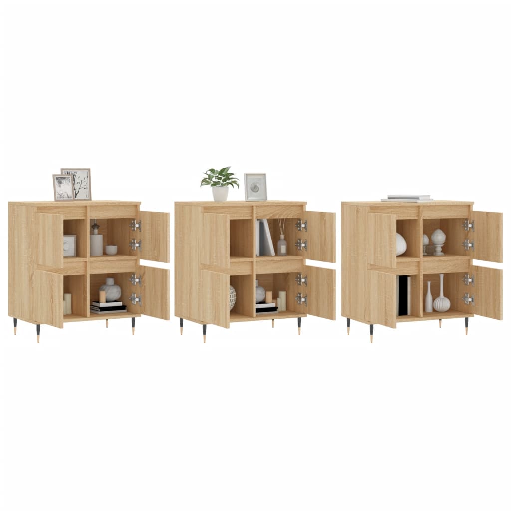 Dressoirs Bewerkt Hout 3 Sonoma eiken