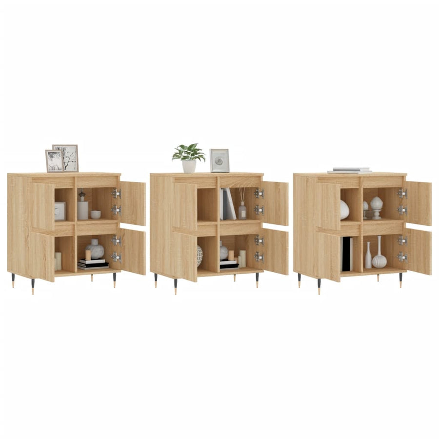 Dressoirs Bewerkt Hout 3 Sonoma eiken