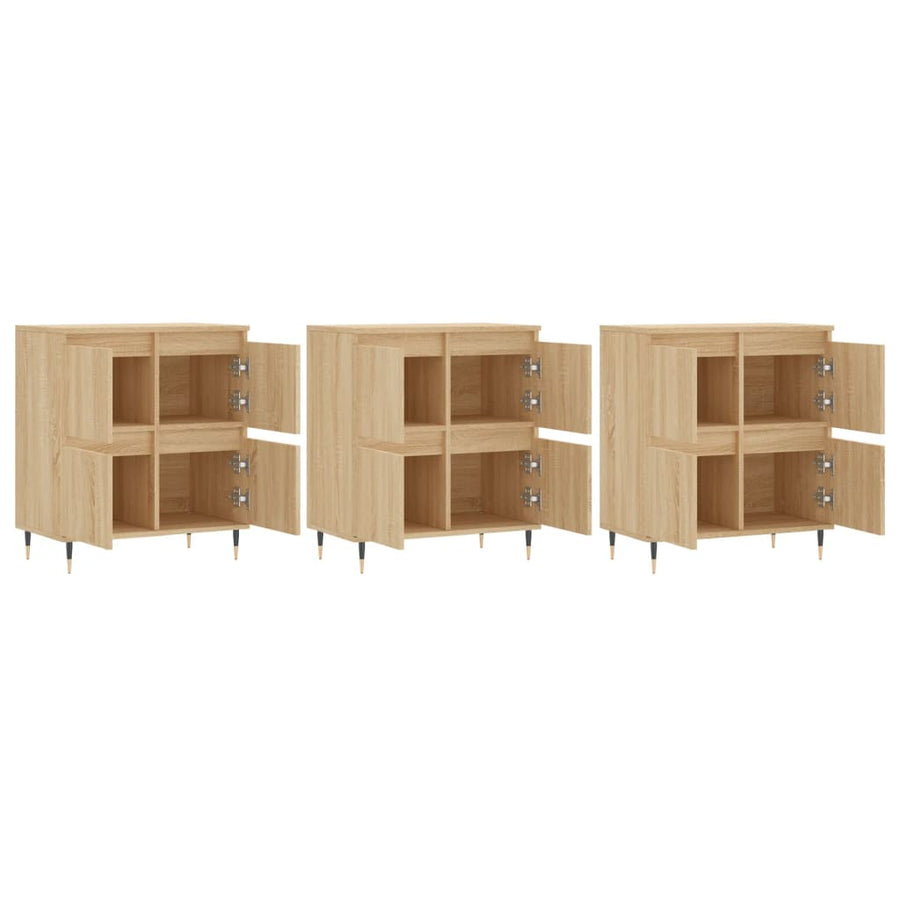 Dressoirs Bewerkt Hout 3 Sonoma eiken