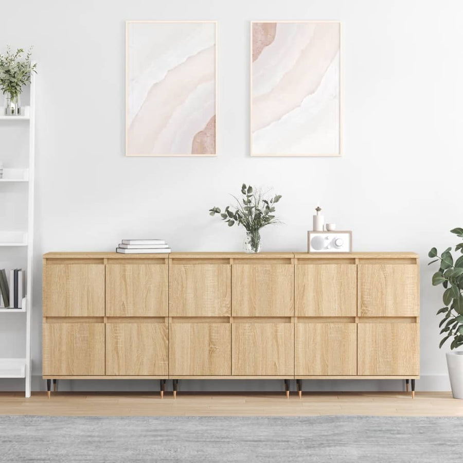 Dressoirs Bewerkt Hout 3 Sonoma eiken